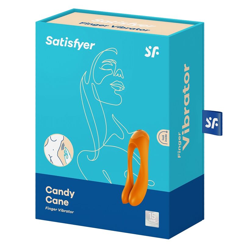 SATISFYER - CANDY CANE VIBRADOR DEDO NEGRO - immagine 2