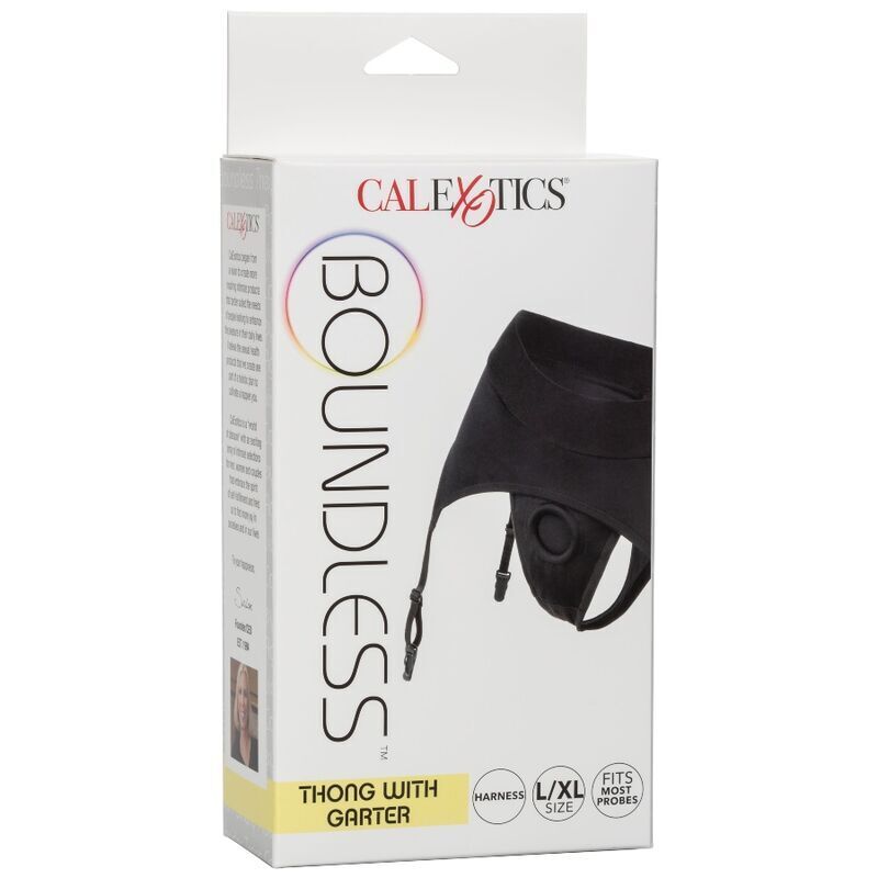 CALEXOTICS - PERIZOMA SENZA SFILATURA CON GIARRETTIERA S/M - immagine 3
