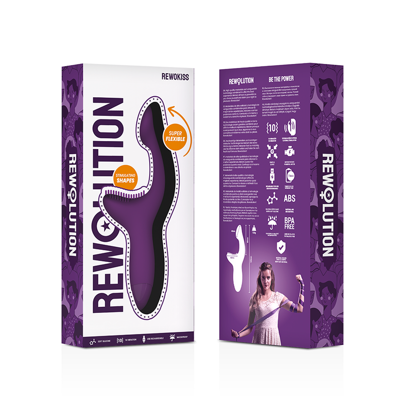 REWOLUTION - REWOKISS VIBRATORE PUNTO PER STIMOLATORE - immagine 4