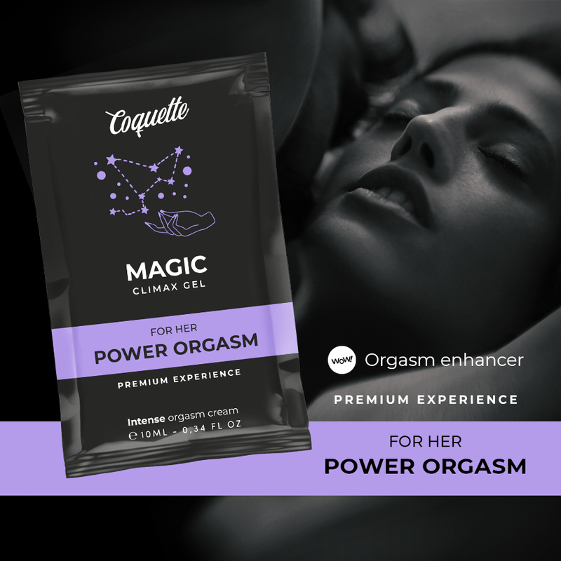COQUETTE CHIC DESIRE - POCKET MAGIC CLIMAX GEL PER LEI GEL PER IL MIGLIORAMENTO DELLORGASMO 10 ML - immagine 2