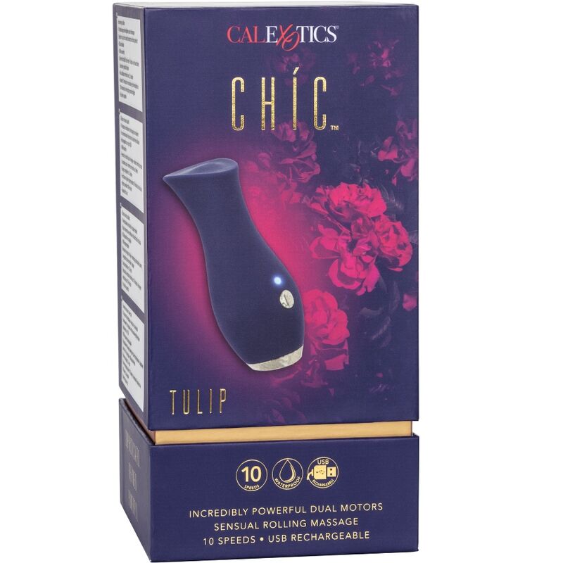 CALEXOTICS - CHIC TULIP MASAJEADOR AZUL - immagine 2