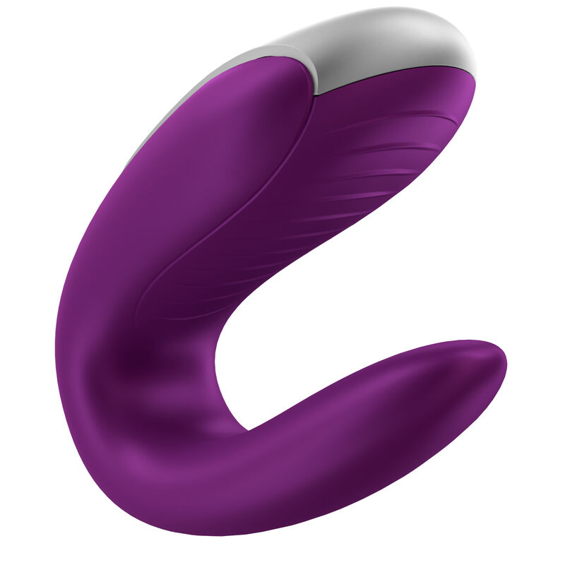 SATISFYER - VIBRATORE DOPPIO PARTNER DIVERTENTE VIOLA - immagine 6