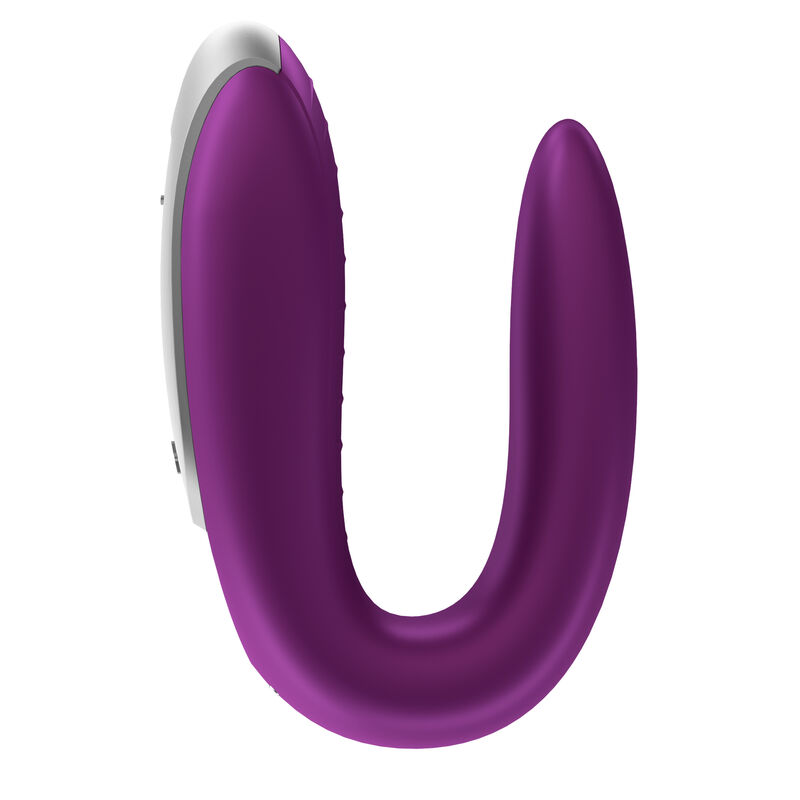 SATISFYER - VIBRATORE DOPPIO PARTNER DIVERTENTE VIOLA - immagine 5