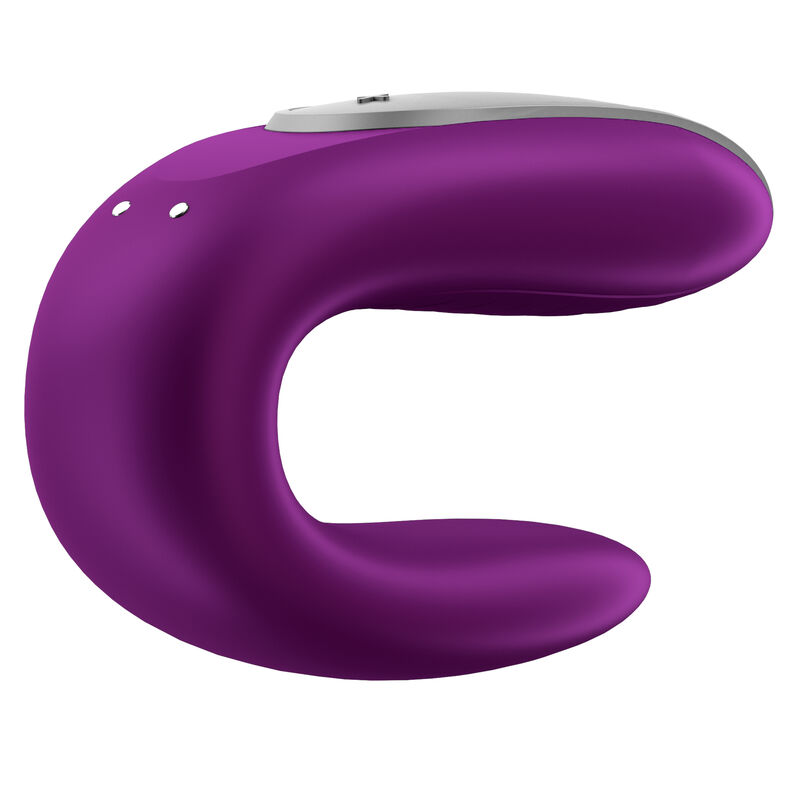 SATISFYER - VIBRATORE DOPPIO PARTNER DIVERTENTE VIOLA - immagine 3
