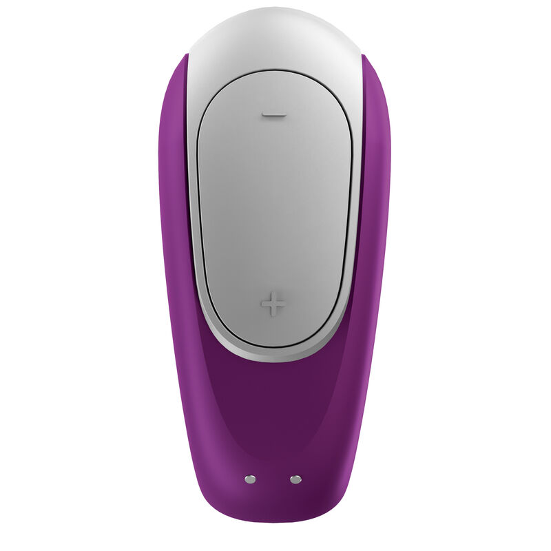 SATISFYER - VIBRATORE DOPPIO PARTNER DIVERTENTE VIOLA - immagine 2