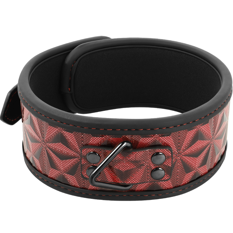 BEGME - COLLARE IN PELLE VEGANA PREMIUM RED EDITION CON FODERA IN NEOPRENE - immagine 6