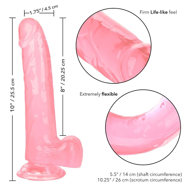 CALEXOTICS - DILDO REGINA TAGLIA ROSA 20.3 CM - immagine 2