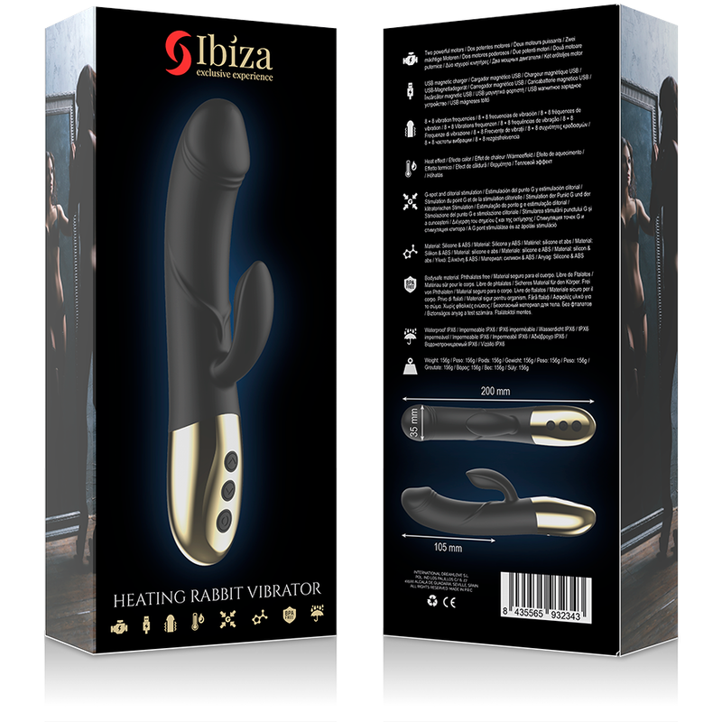 IBIZA - POTENTE VIBRATORE ANATOMICO CON CONIGLIO - immagine 7