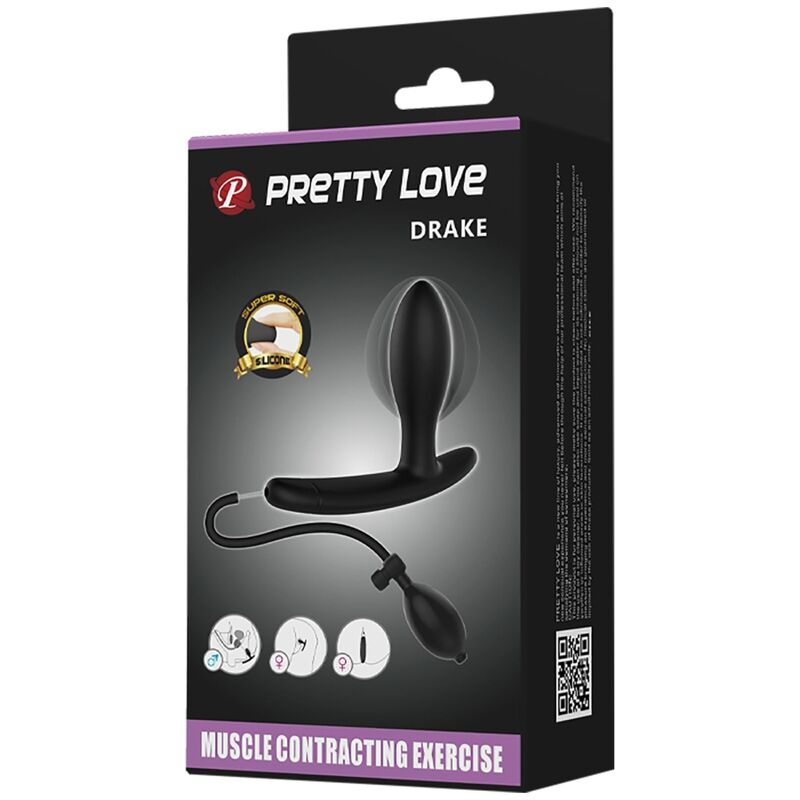 PRETTY LOVE - PLUG ANALE GONFIABILE DRAKE - immagine 3