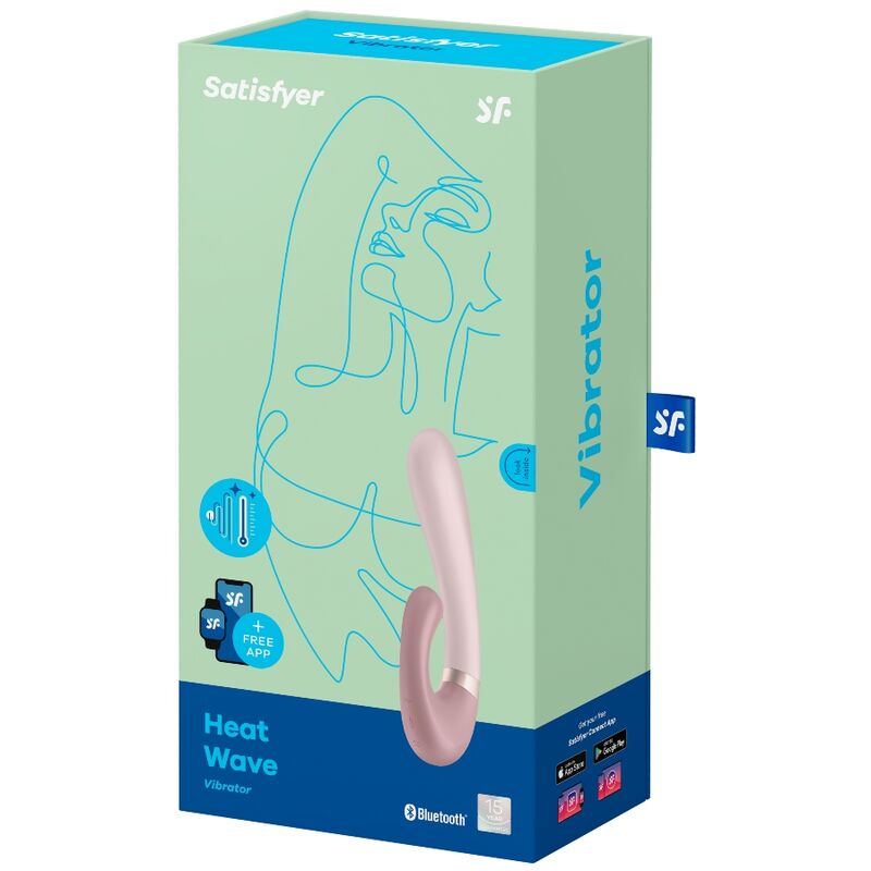 SATISFYER HEAT WAVE VIBRATOR APP - PINK - immagine 2