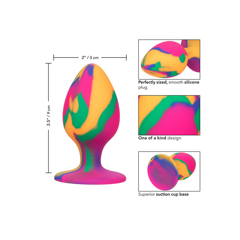 CALEXOTICS - CHEEKY GRANDE SPINA TIE-DYE ANALE - immagine 3