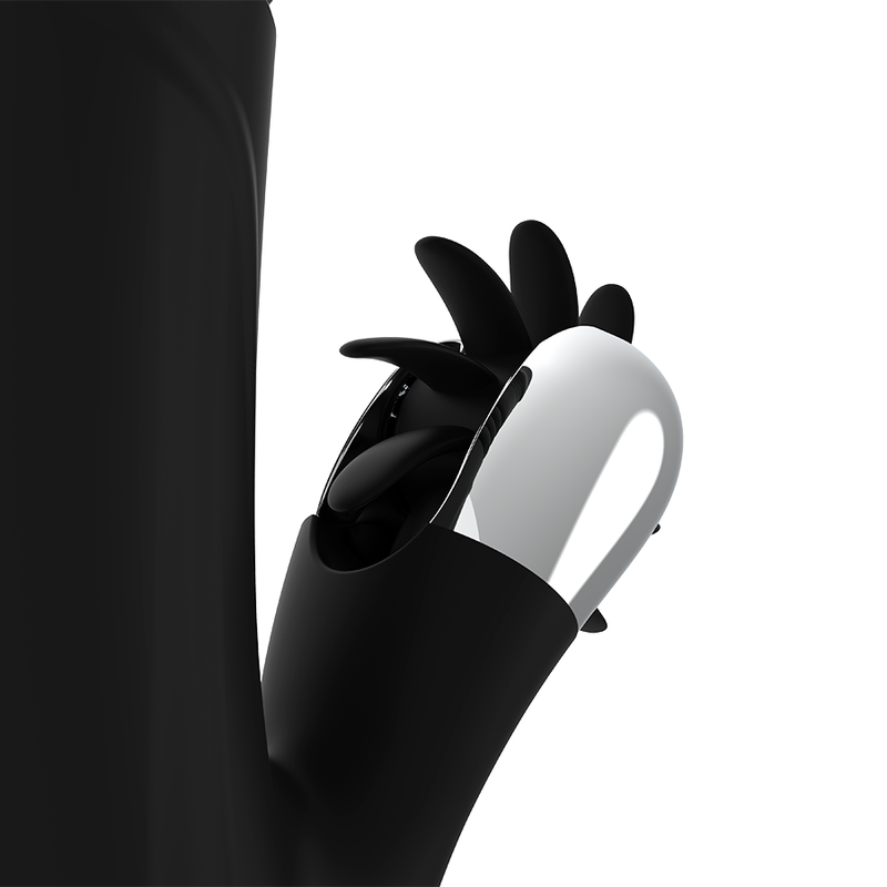 BLACK&SILVER - VIBRA SU E GIÙ CON CANNA DI CONIGLIO - immagine 4