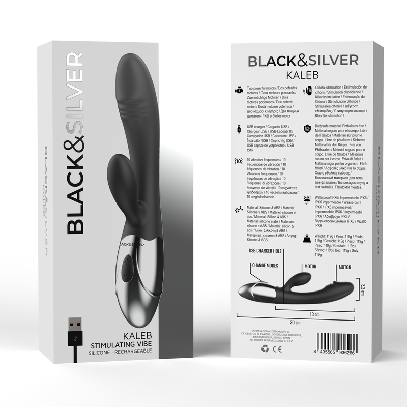 BLACK&SILVER - VIBRA STIMOLANTE KALEB - immagine 7