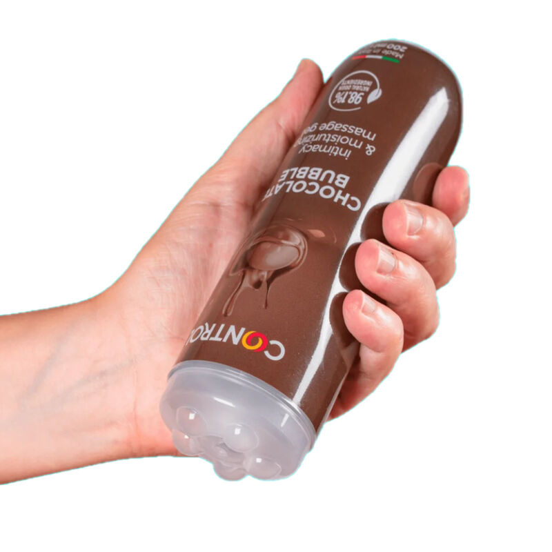 CONTROL - GEL DE MASAJE 3 EN 1 CHOCOLATE BUBBLE 200 ML - immagine 2