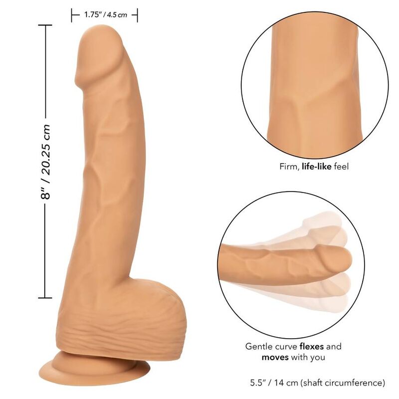 CALEXOTICS - BORCHIE IN SILICONE 20.32 CM PELLE - immagine 9