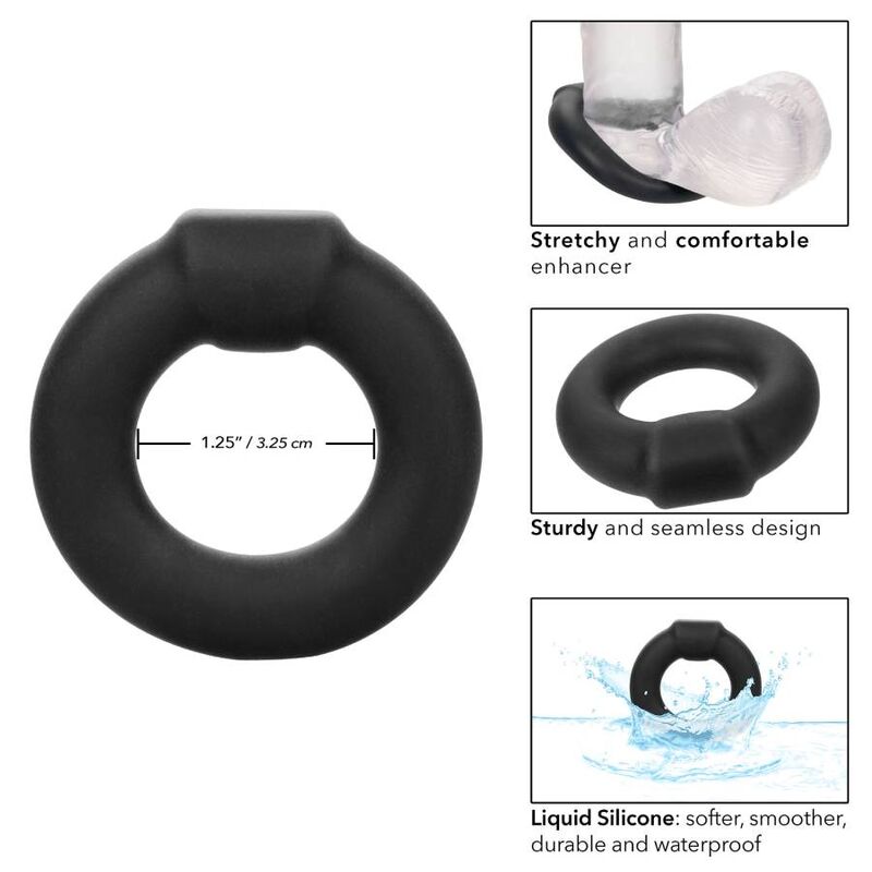 CALEXOTICS - ANELLO ALPHA OPTIMUM NERO - immagine 7