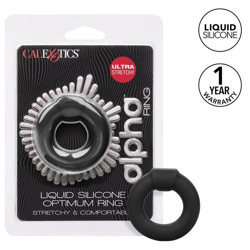 CALEXOTICS - ANELLO ALPHA OPTIMUM NERO - immagine 2
