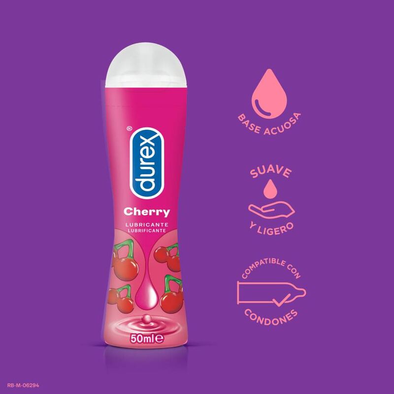 DUREX - LUBRICANTE PLAY CEREZA 50ML - immagine 2