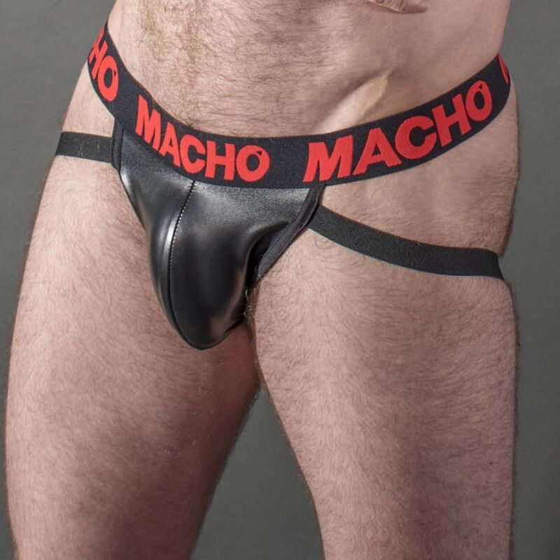 MACHO - MX25RC JOCK RED LEATHER S - immagine 2
