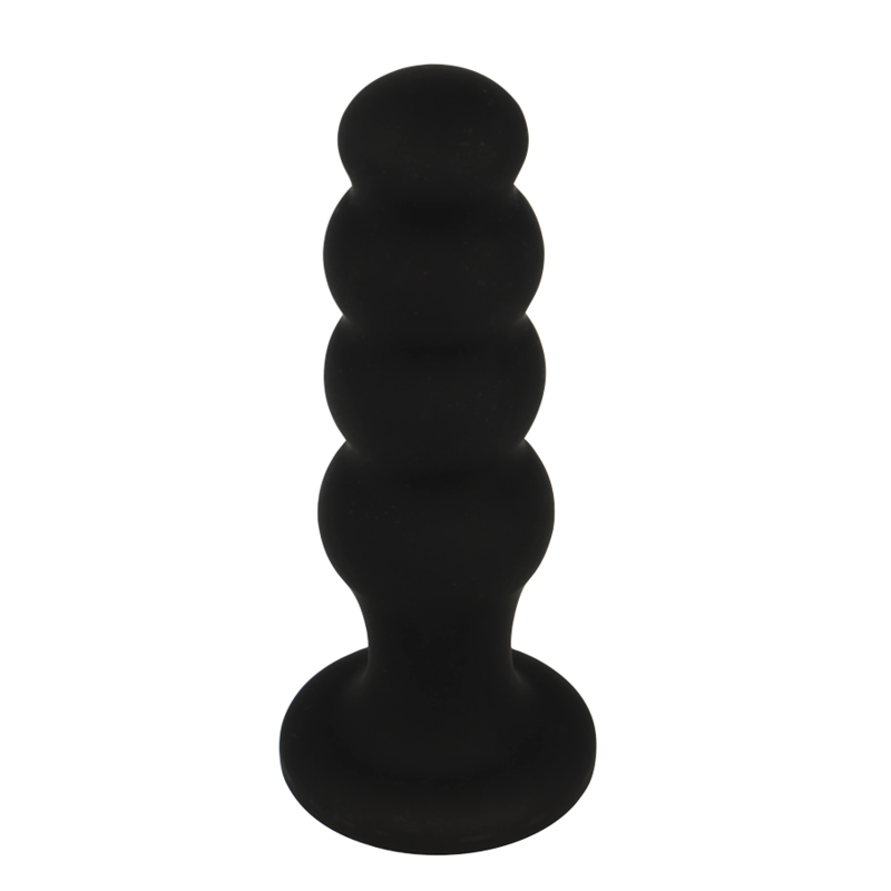 BLACK&SILVER - PLUG ANALE IN SILICONE SCOTT PREMIUM NERO - immagine 3