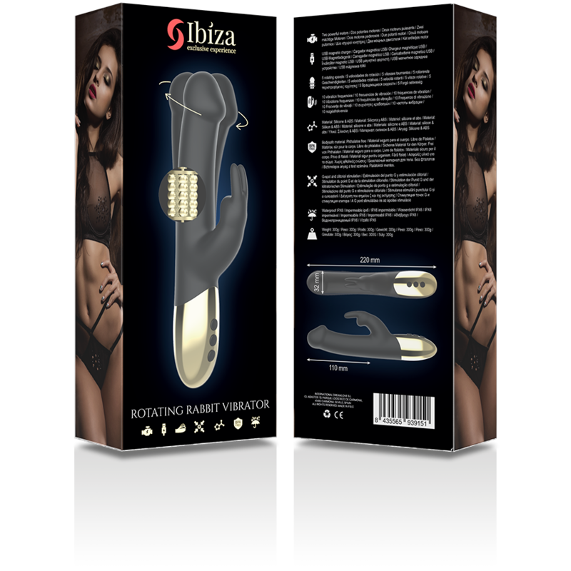 IBIZA - VIBRATORE ROTANTE A CONIGLIO - immagine 10