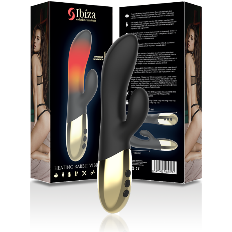 IBIZA - VIBRATORE CONIGLIO RISCALDANTE - immagine 8