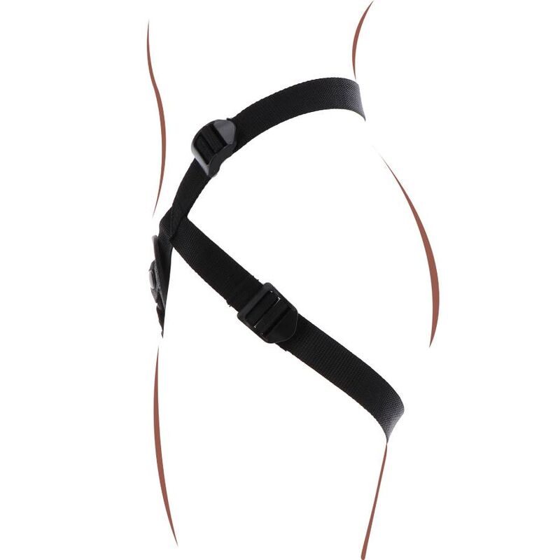 GET REAL - IMBRAGATURA CON CINTURINO NERA - immagine 4