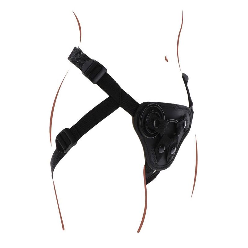 GET REAL - IMBRAGATURA CON CINTURINO NERA - immagine 3