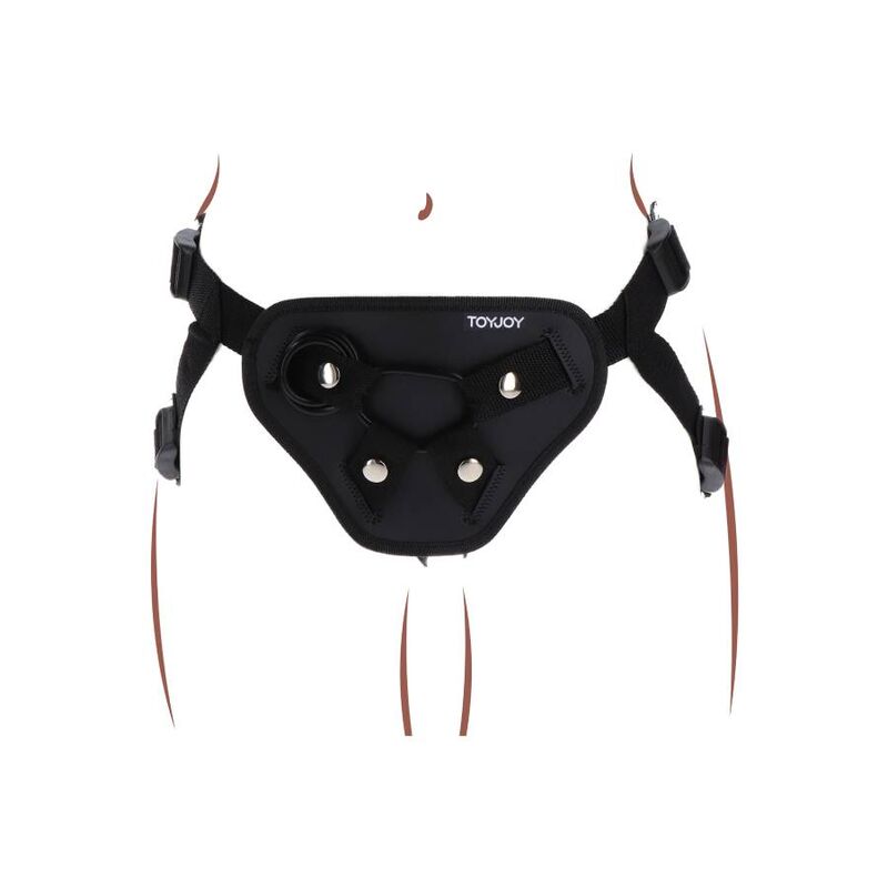 GET REAL - IMBRACATURA DELUXE CON CINTURINO NERO - immagine 6