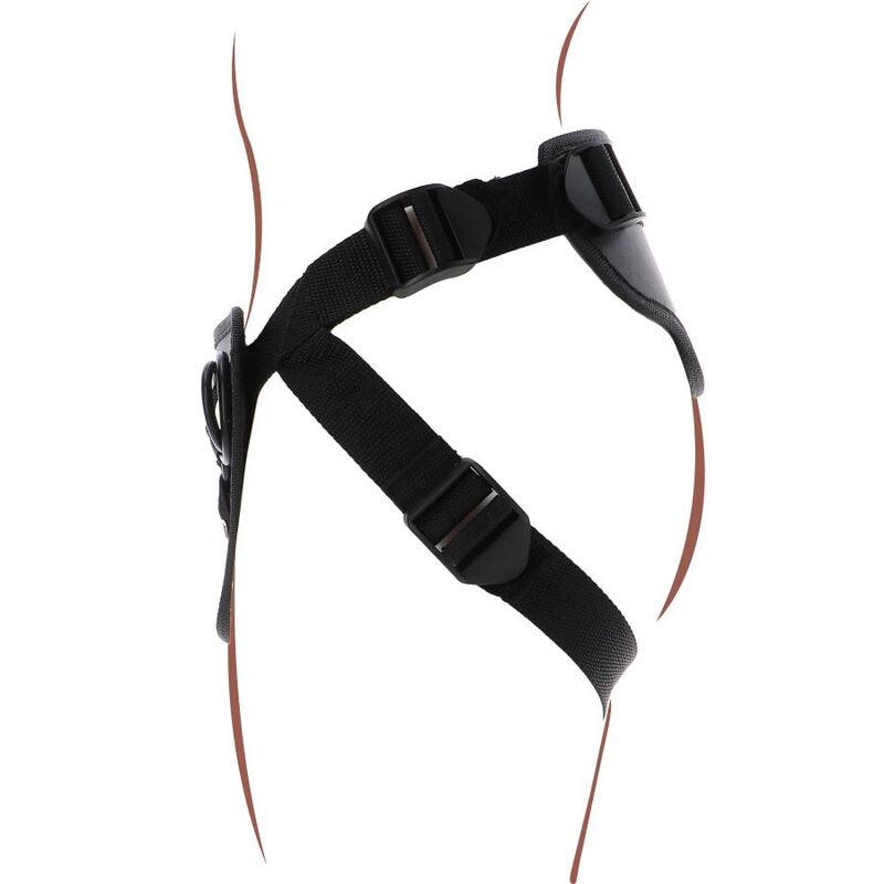 GET REAL - IMBRACATURA DELUXE CON CINTURINO NERO - immagine 5