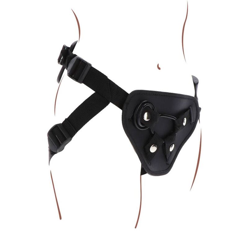 GET REAL - IMBRACATURA DELUXE CON CINTURINO NERO - immagine 3