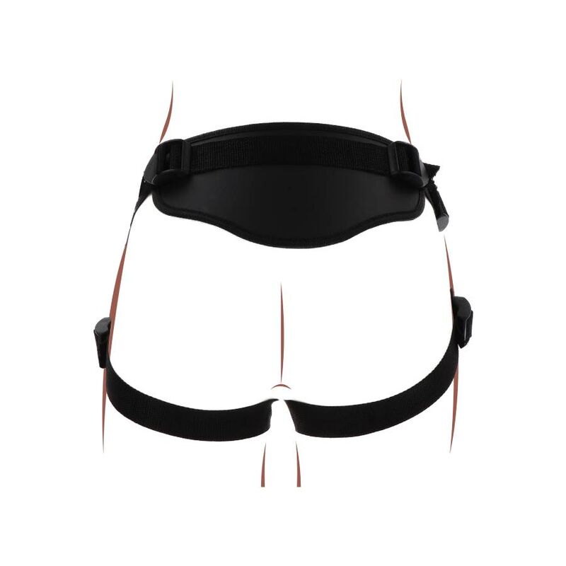GET REAL - IMBRACATURA DELUXE CON CINTURINO NERO - immagine 2