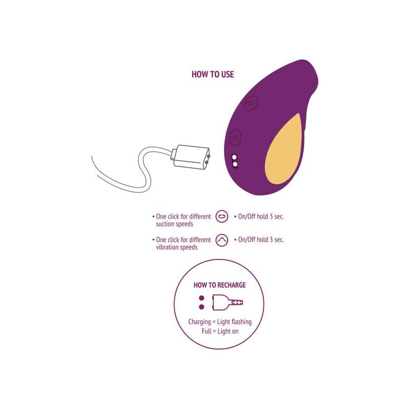 XOCOON - STIMOLATORE DI AMORE DIVINO VIOLA - immagine 5