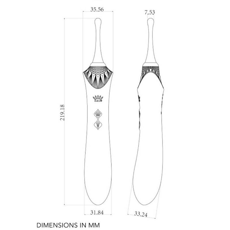 ZALO - BESS 2 CLITORAL MASSAGER BLACK - immagine 6