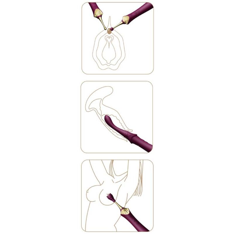 ZALO - BESS 2 CLITORAL MASSAGER BLACK - immagine 4