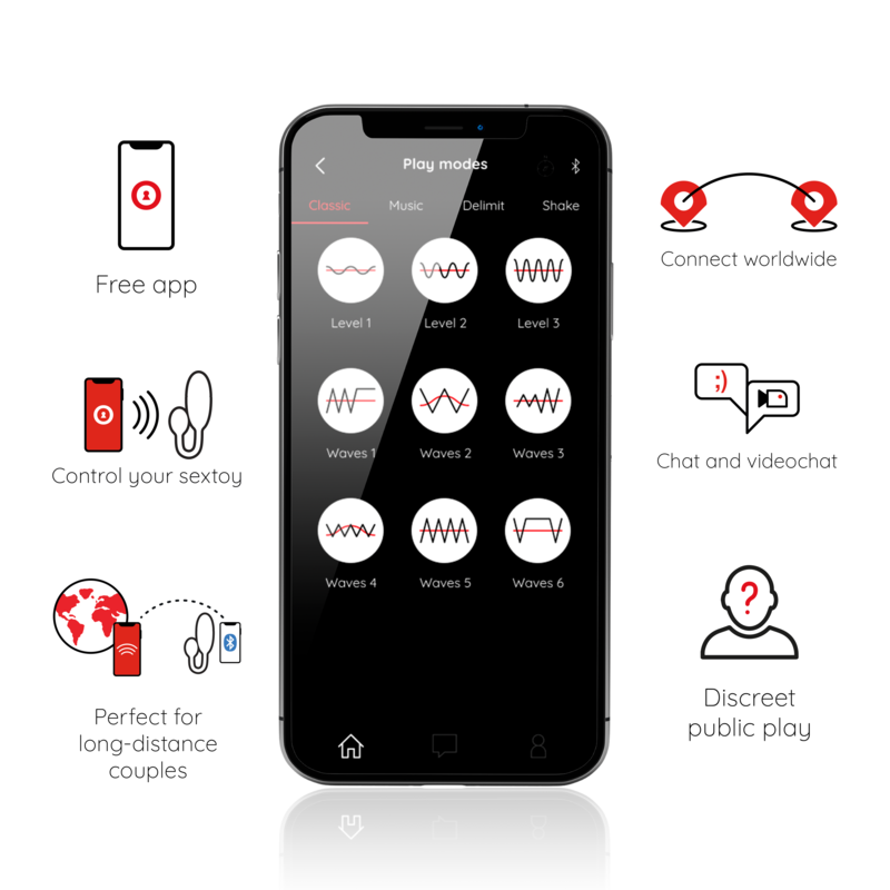 ONINDER™ - UOVO VIBRANTE DENVER ROSA 7 X 2,7 CM APP GRATUITA - immagine 8