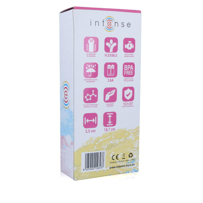 INTENSE - VIBRATORE LEO ROSA SILICON LUXE - immagine 2
