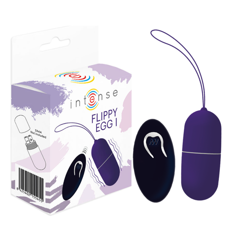 INTENSE - FLIPPY I UOVO VIBRANTE CON TELECOMANDO VIOLA - immagine 4