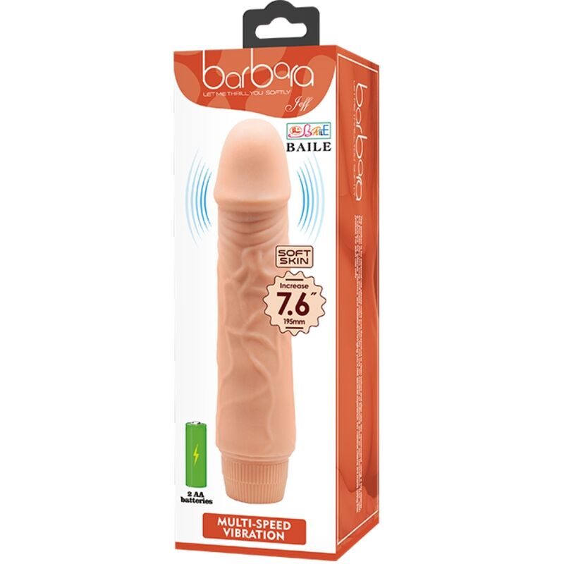 BAILE - BARBARA VIBRADOR REALÍSTICO 20 CM - immagine 8