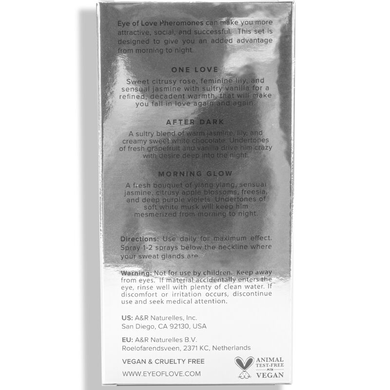 EYE OF LOVE - EOL PHR PARFUM 10 ML SET/3 - MORNING GLOW, ONE LOVE, AFTER DARK - immagine 2