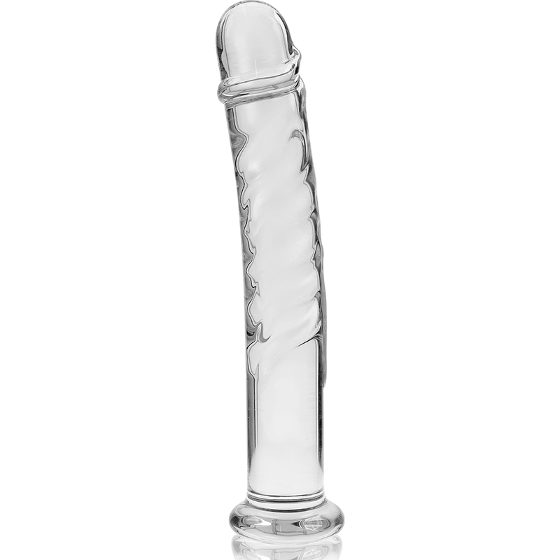 NEBULA SERIES BY IBIZA - MODELLO 16 DILDO IN VETRO BOROSILICATO 18,5 X 3 CM TRASPARENTE - immagine 4