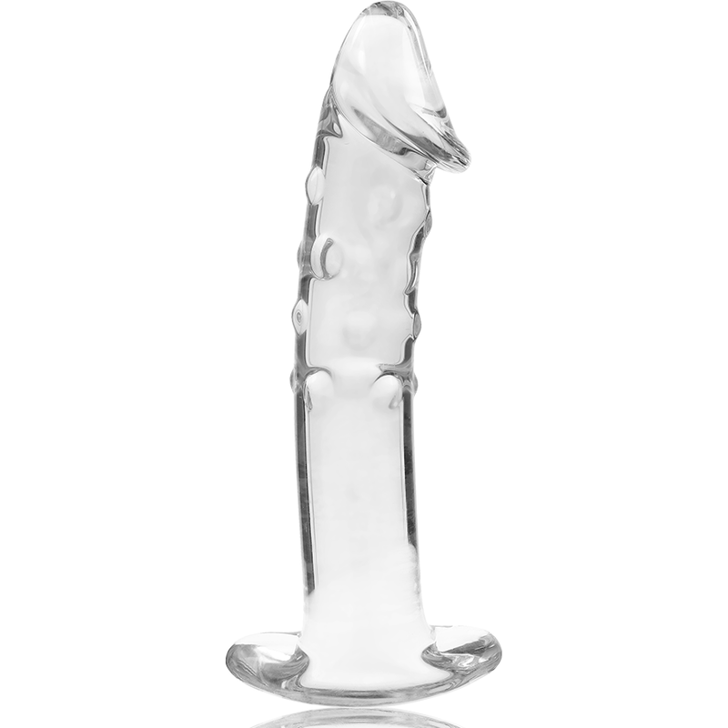 NEBULA SERIES BY IBIZA - MODELLO 19 DILDO IN VETRO BOROSILICATO 18,5 X 4 CM TRASPARENTE - immagine 4