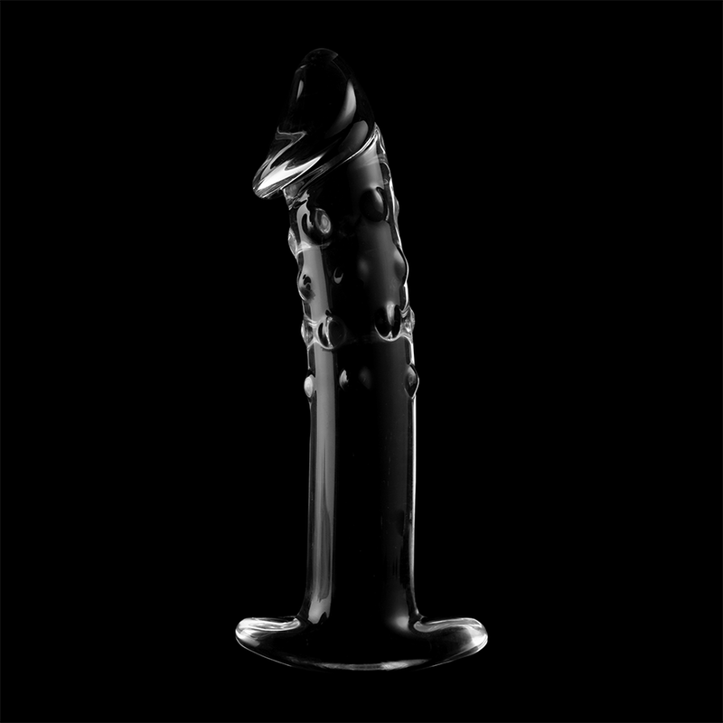NEBULA SERIES BY IBIZA - MODELLO 19 DILDO IN VETRO BOROSILICATO 18,5 X 4 CM TRASPARENTE - immagine 6