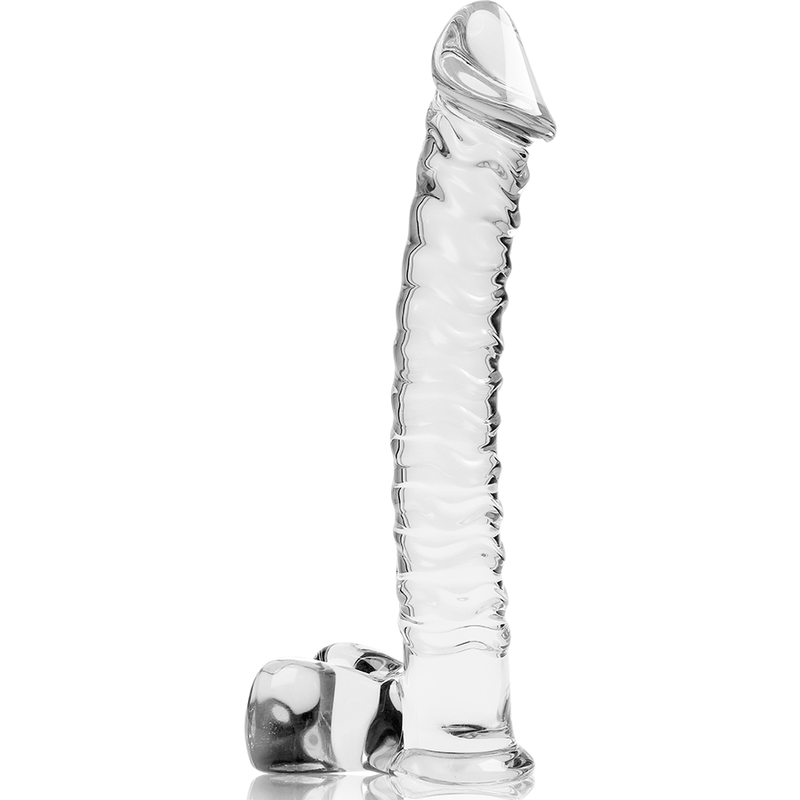 NEBULA SERIES BY IBIZA - MODELLO 23 DILDO IN VETRO BOROSILICATO 21,5 X 4 CM TRASPARENTE - immagine 6