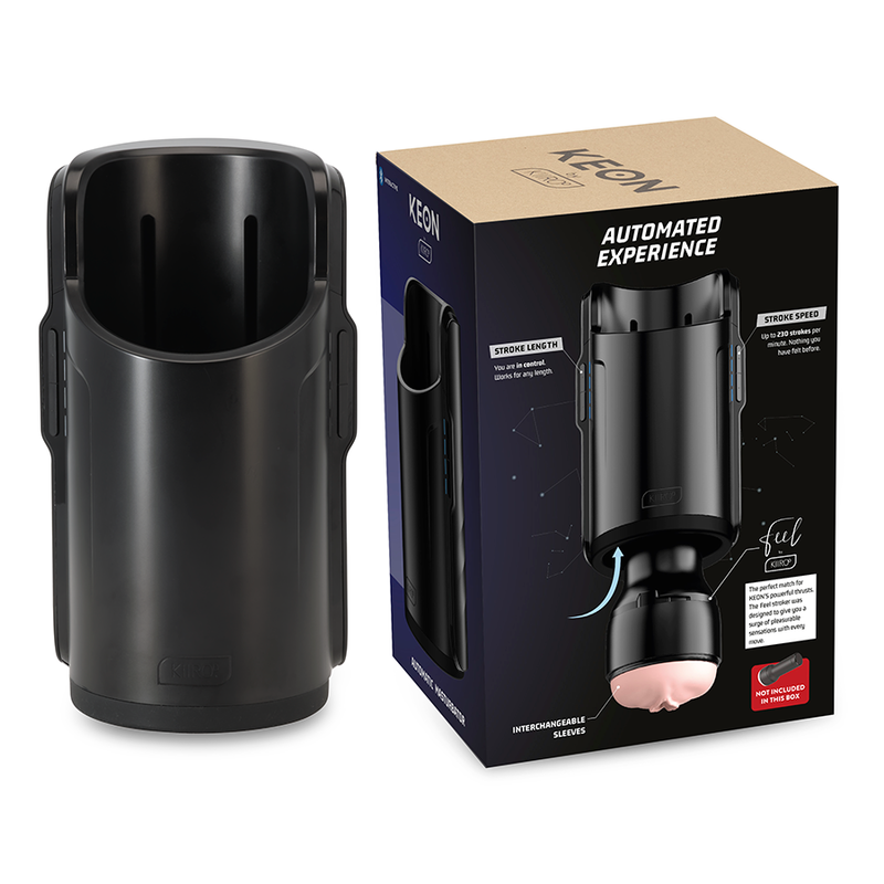 KIIROO - KEON + FEEL NICOLETTE SHEA STROKER + LUBRIFICANTE DI QUALIT AQUA 50 ML - immagine 9