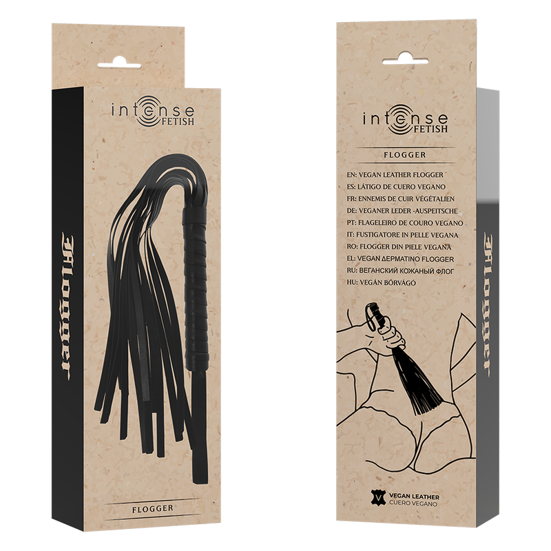INTENSE - FETISH FLOGGER IN PELLE VEGANA - immagine 5