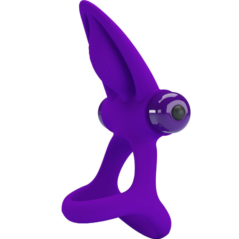 PRETTY LOVE - ANELLO VIBRATORE 10 VIBRAZIONI IN SILICONE VIOLETTO - immagine 8