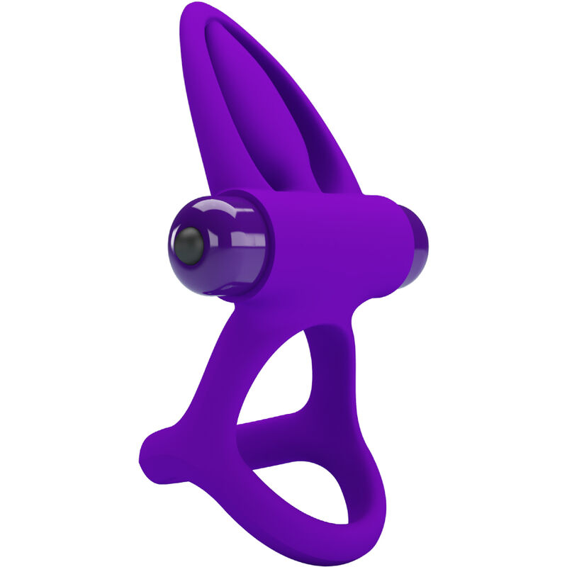 PRETTY LOVE - ANELLO VIBRATORE 10 VIBRAZIONI IN SILICONE VIOLETTO - immagine 6
