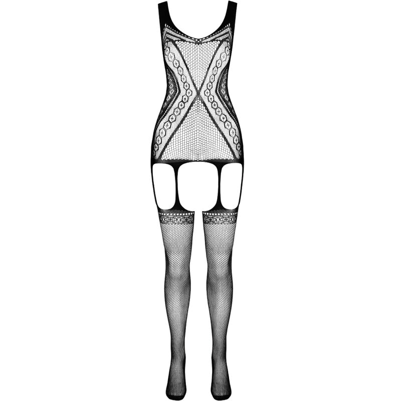 PASSION - ECO COLLECTION BODYSTOCKING ECO BS007 NEGRO - immagine 4