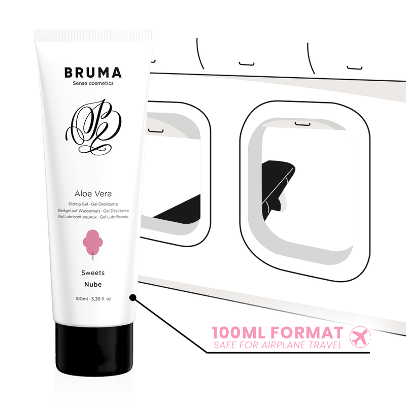 BRUMA - GEL DESLIZANTE CON ALOE VERA SABOR A NUBE 100 ML - immagine 5